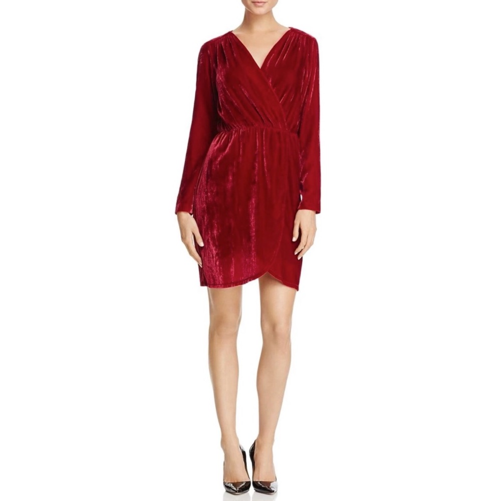 Beltaine Valentina Red Velvet Dress